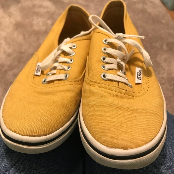 yellow vans lo pro